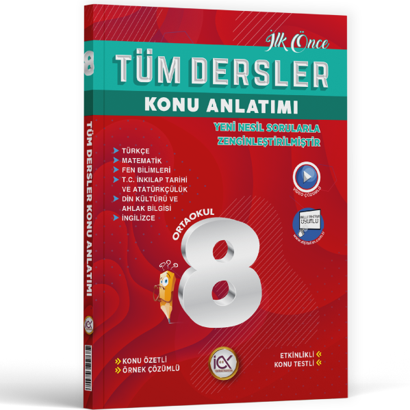 İLKÖNCE 8.SINIF K.A. TÜM DERSLER - 2024-25